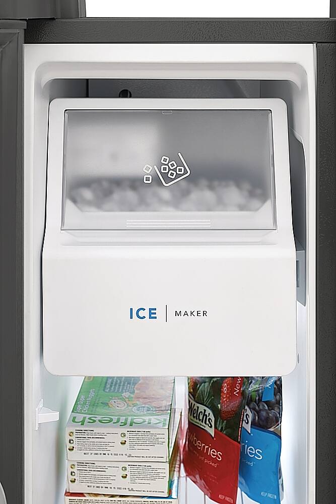 Alt View 13. Frigidaire - 25.6 Cu. Ft. Side-by-Side Refrigerator - Black Stainless Steel.