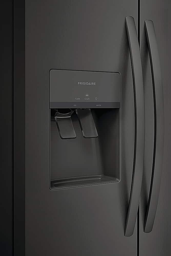 Alt View 15. Frigidaire - 25.6 Cu. Ft. Side-by-Side Refrigerator - Black Stainless Steel.