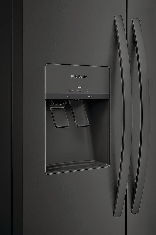 Alt View 15. Frigidaire - 25.6 Cu. Ft. Side-by-Side Refrigerator - Black Stainless Steel.
