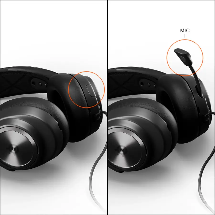 Alt View 27. SteelSeries - Arctis Nova Pro Wired Multi Gaming Headset for PC, PS5, PS4, Switch - Black.