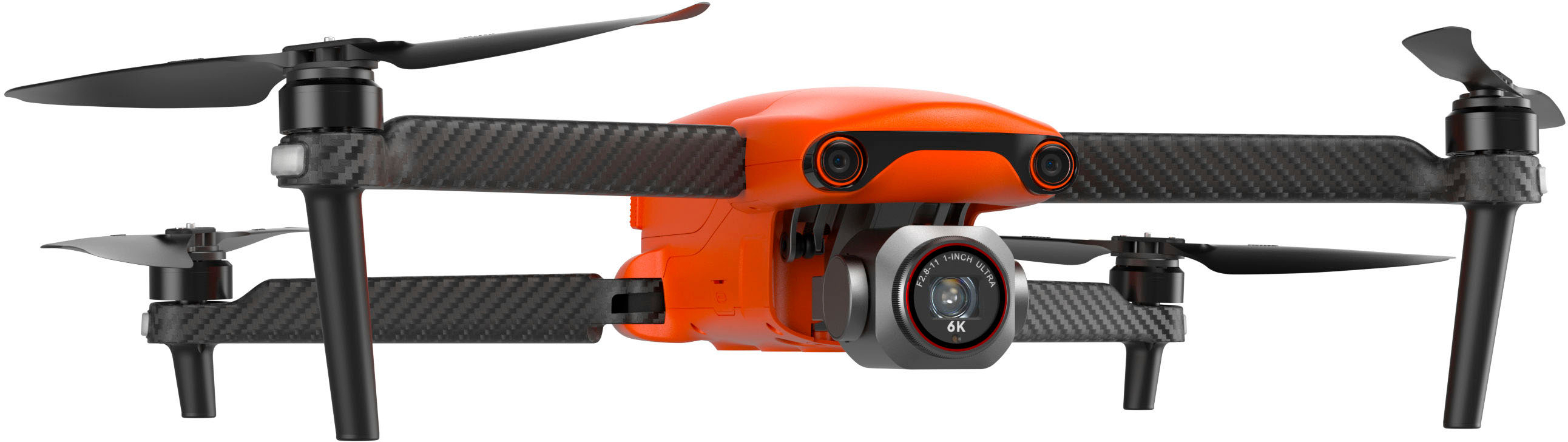 Angle View: Autel Robotics - EVO Lite+ Premium Bundle - Quadcopter with Remote Controller (Android and iOS compatible) - Orange