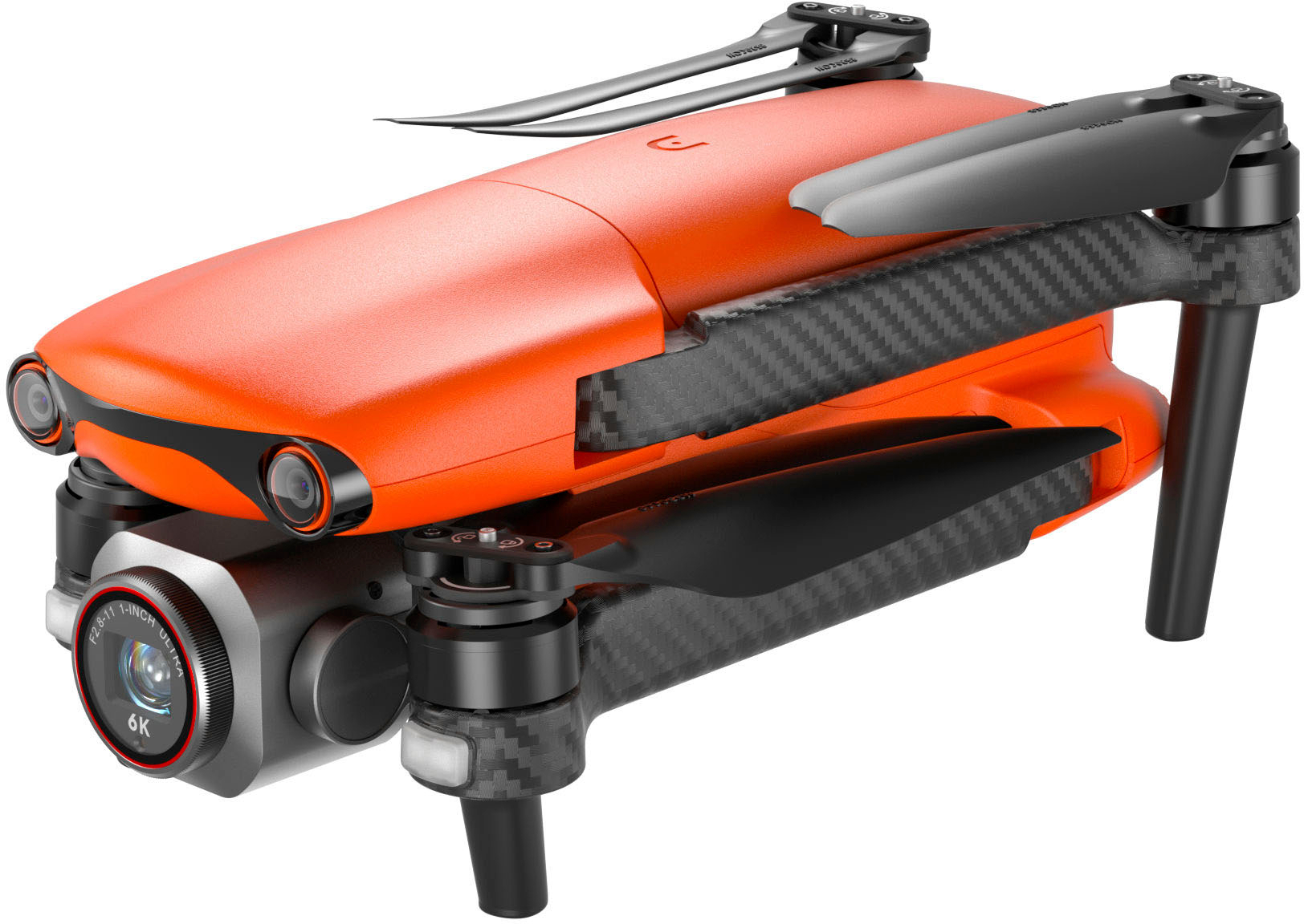 Left View: Autel Robotics - EVO Lite+ Premium Bundle - Quadcopter with Remote Controller (Android and iOS compatible) - Orange
