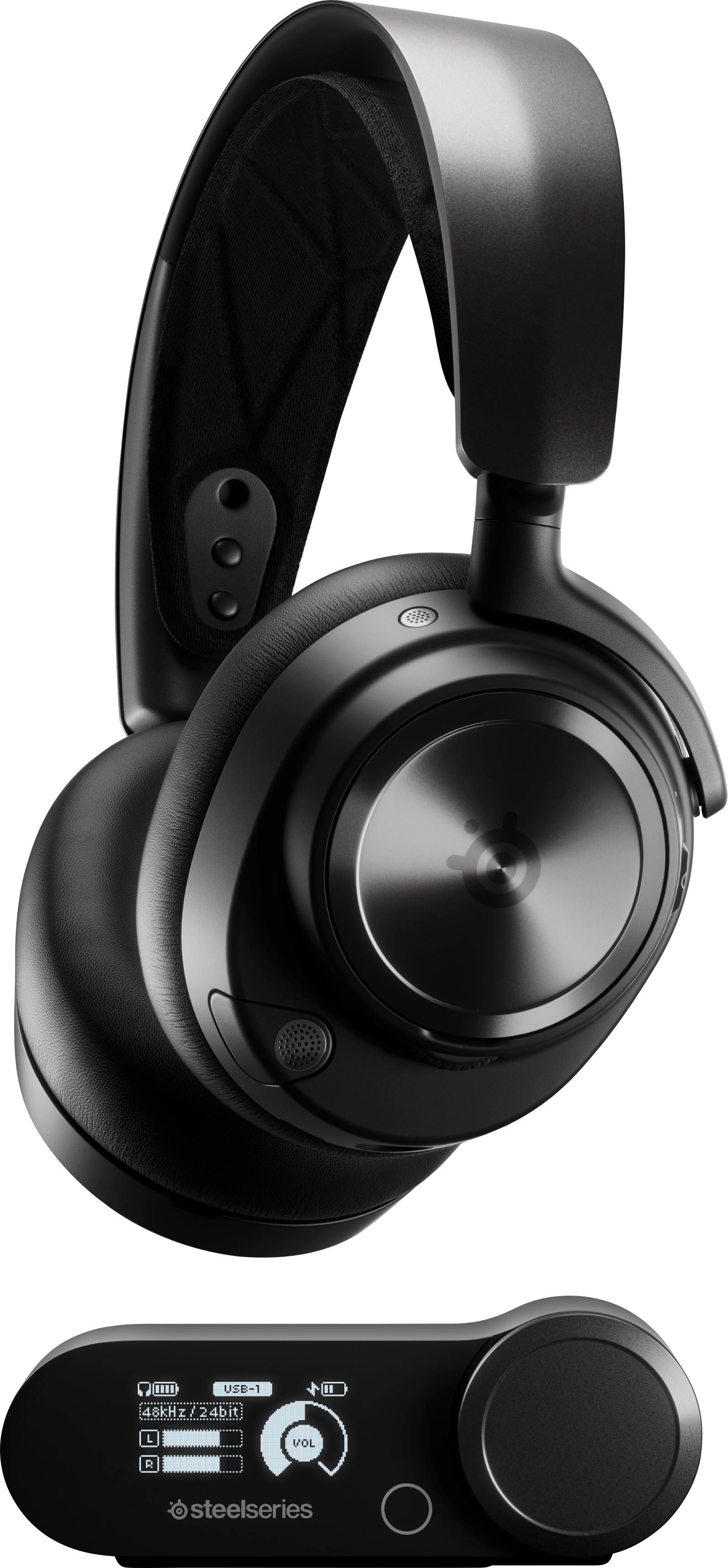 vonk James Dyson blijven SteelSeries Arctis Nova Pro Wireless Multi Gaming Headset Active Noise  Cancellation, Premium Hi-Fi, Stealth Mic – PC,PS5/4,Switch Black 61520 -  Best Buy