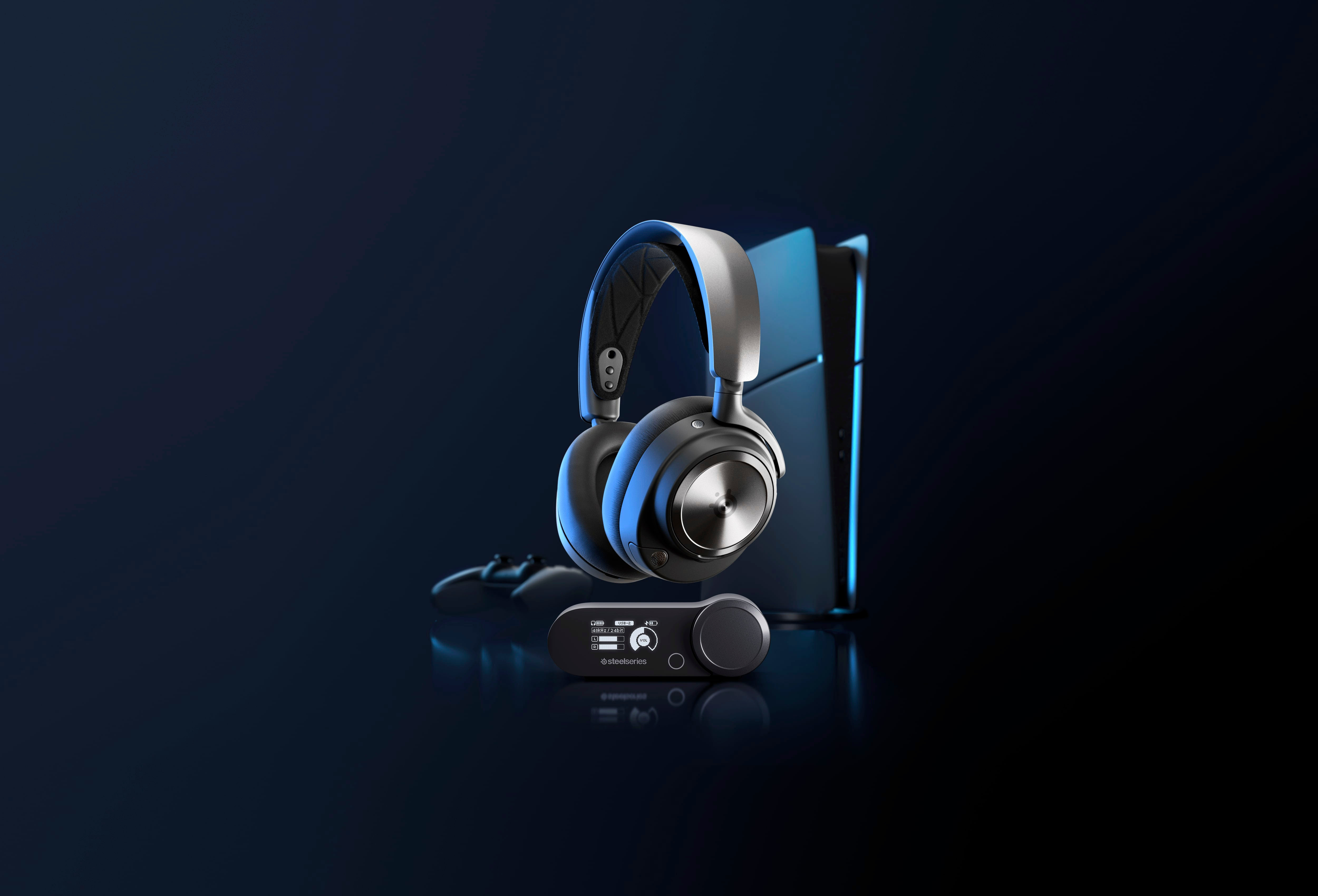 SteelSeries Arctis Nova Pro Wireless Multi Gaming Headset for PC, PS5, PS4,  Switch Black 61520 - Best Buy | Kopfhörer