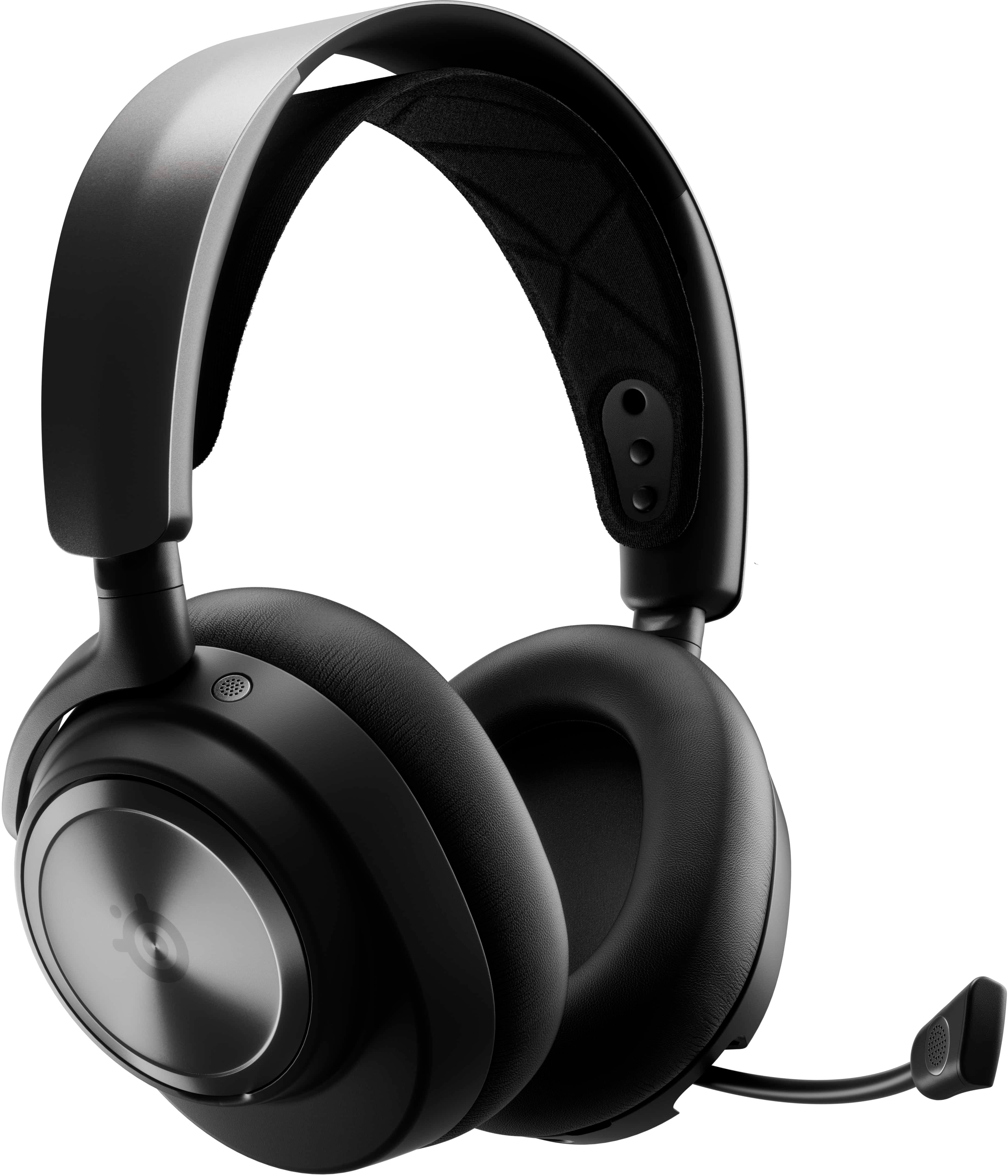  SteelSeries Arctis Pro Wireless Gaming Headset - High Fidelity  2.4 GHz Wireless - Mixable Bluetooth - Non-Stop Dual Battery - OLED Base  Station - AI Noise Canceling Mic - PC, PS5, PS4, Mobile - Black