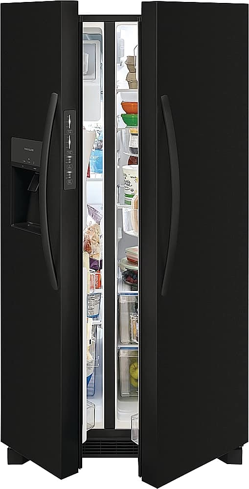 Alt View 17. Frigidaire - 25.6 Cu. Ft. Side-by-Side Refrigerator - Black.