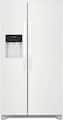 Frigidaire - 36 in. Wide 25.6 Cu. Ft. Side-by-Side Refrigerator with EvenTemp Cooling System - White