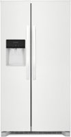 Frigidaire - 25.6 Cu. Ft. Side-by-Side Refrigerator - White - Front_Zoom