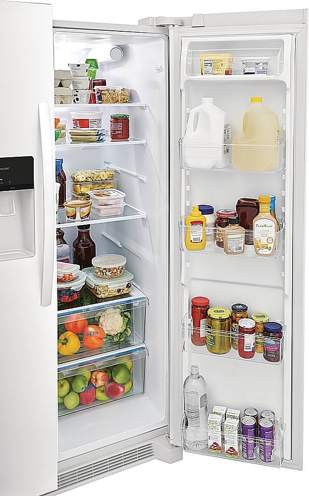 Alt View 11. Frigidaire - 25.6 Cu. Ft. Side-by-Side Refrigerator - White.