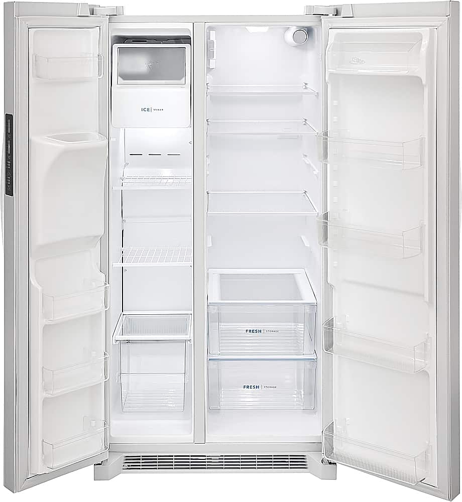 Alt View 2. Frigidaire - 25.6 Cu. Ft. Side-by-Side Refrigerator - White.