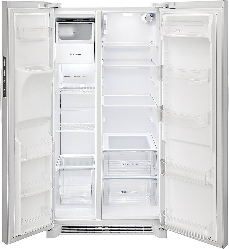 Alt View 2. Frigidaire - 25.6 Cu. Ft. Side-by-Side Refrigerator - White.