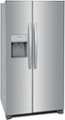 Angle Zoom. Frigidaire - 25.6 Cu. Ft. Side-by-Side Refrigerator - Silver.