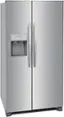 Angle. Frigidaire - 25.6 Cu. Ft. Side-by-Side Refrigerator - Silver.