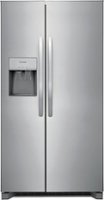 Frigidaire - 25.6 Cu. Ft. Side-by-Side Refrigerator - Silver - Front_Zoom