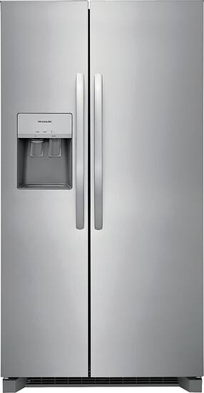 Frigidaire - 25.6 Cu. Ft. Side-by-Side Refrigerator - Stainless Steel