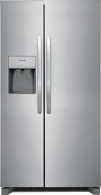 Front Zoom. Frigidaire - 25.6 Cu. Ft. Side-by-Side Refrigerator - Silver.