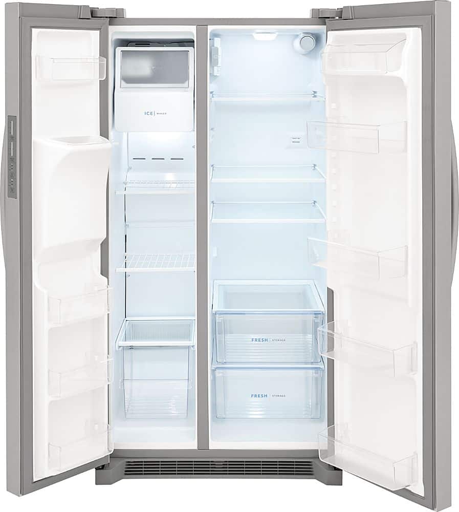 Alt View 2. Frigidaire - 25.6 Cu. Ft. Side-by-Side Refrigerator - Silver.