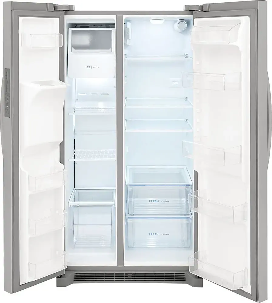 Alt View 2. Frigidaire - 25.6 Cu. Ft. Side-by-Side Refrigerator - Silver.