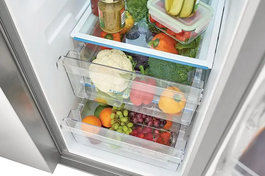 Alt View 3. Frigidaire - 25.6 Cu. Ft. Side-by-Side Refrigerator - Silver.