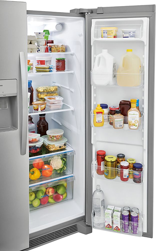 Frigidaire 25.6-cu ft Side-by-Side Refrigerator with Ice Maker