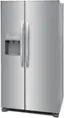 Left. Frigidaire - 25.6 Cu. Ft. Side-by-Side Refrigerator - Silver.