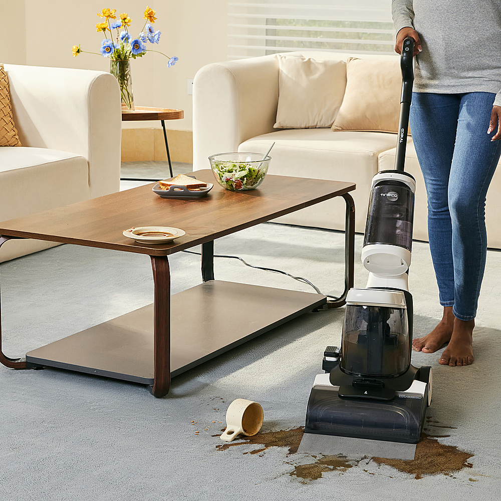 Angle View: Tineco - iCarpet Complete Upright Carpet Deep Cleaner - Black