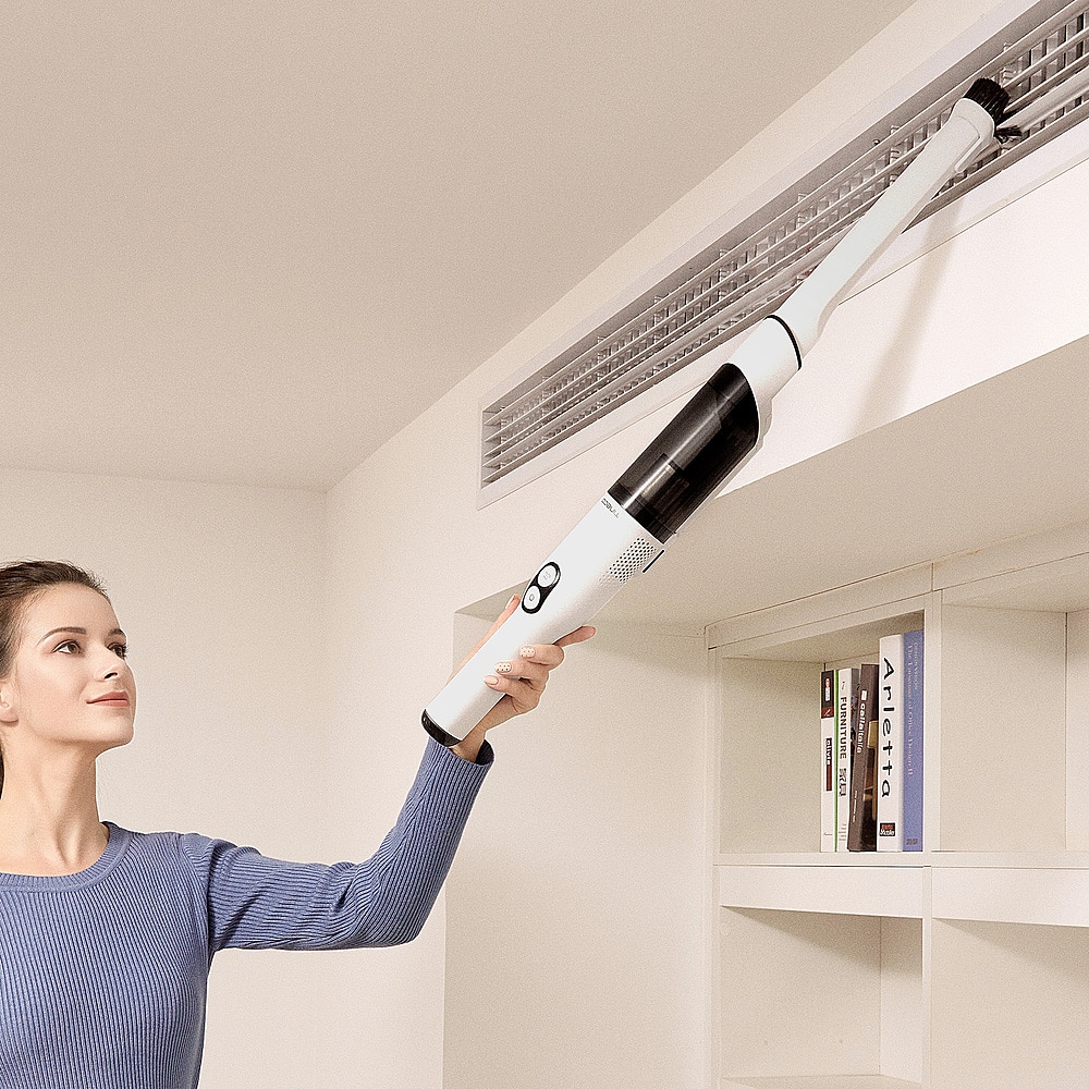 Left. Tineco - Pure One Mini S4 Smart Cordless Hand Vacuum - White.