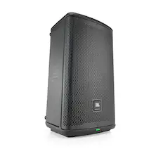 Front. JBL - EON710 10" Powered PA Speaker with Bluetooth - Black.