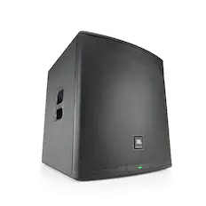 Front. JBL - EON718S 18" Powered PA Subwoofer - Black.