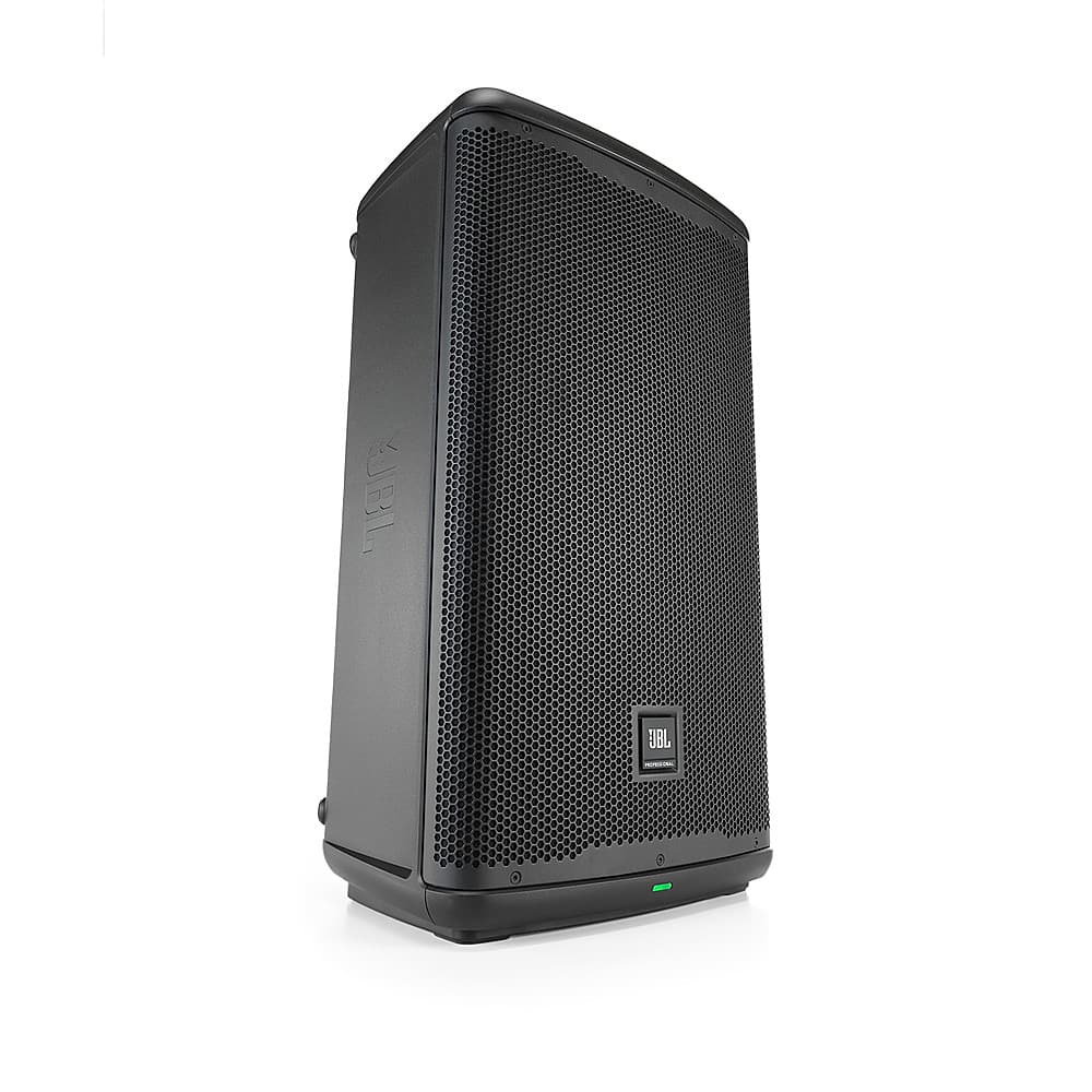 Front. JBL - EON712 1300W 12" Powered PA Speaker with DSP and Bluetooth - Black.