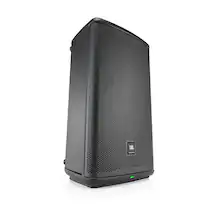Front. JBL - EON712 12" Powered PA Speaker with Bluetooth - Black.