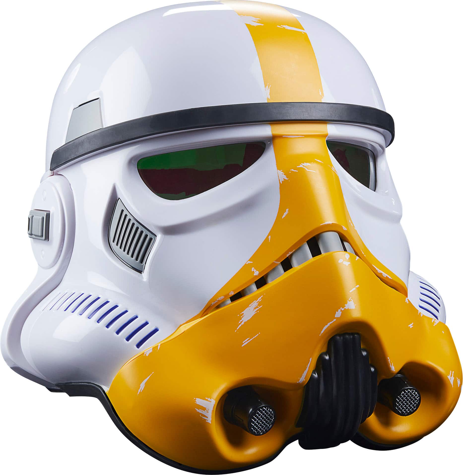Front. Star Wars - The Black Series Artillery Stormtrooper Premium Electronic Helmet.