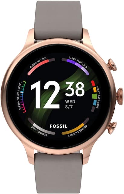 Fossil Gen 6 Smartwatch 42mm Gray Leather Gray FTW6079V