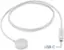 Alt View 14. Insignia™ - Apple Watch Magnetic Fast Charger to USB Type-C Braided Cable (4ft) - White.