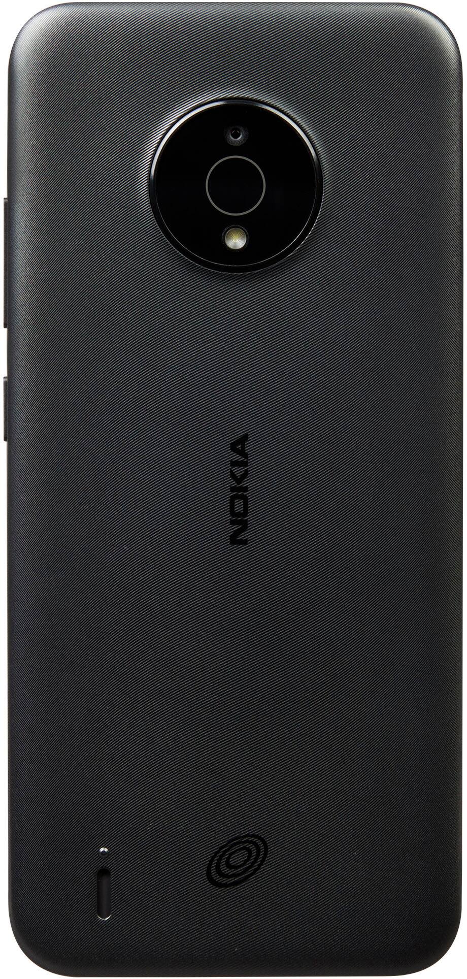 Back View: Total Wireless - Nokia C200 32GB Prepaid - Gray