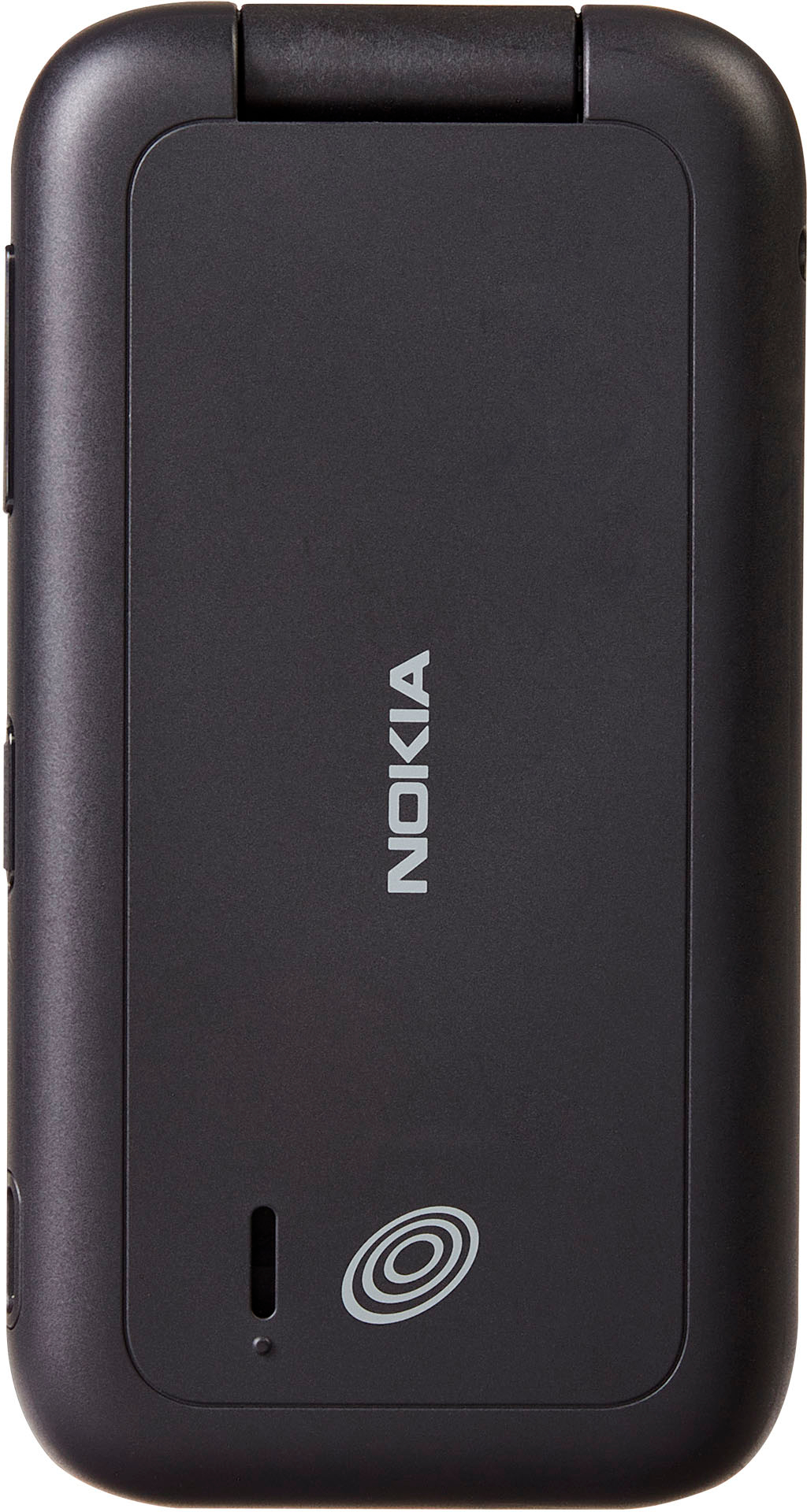 Back View: Tracfone - Nokia 2760 Flip 4GB Prepaid - Black
