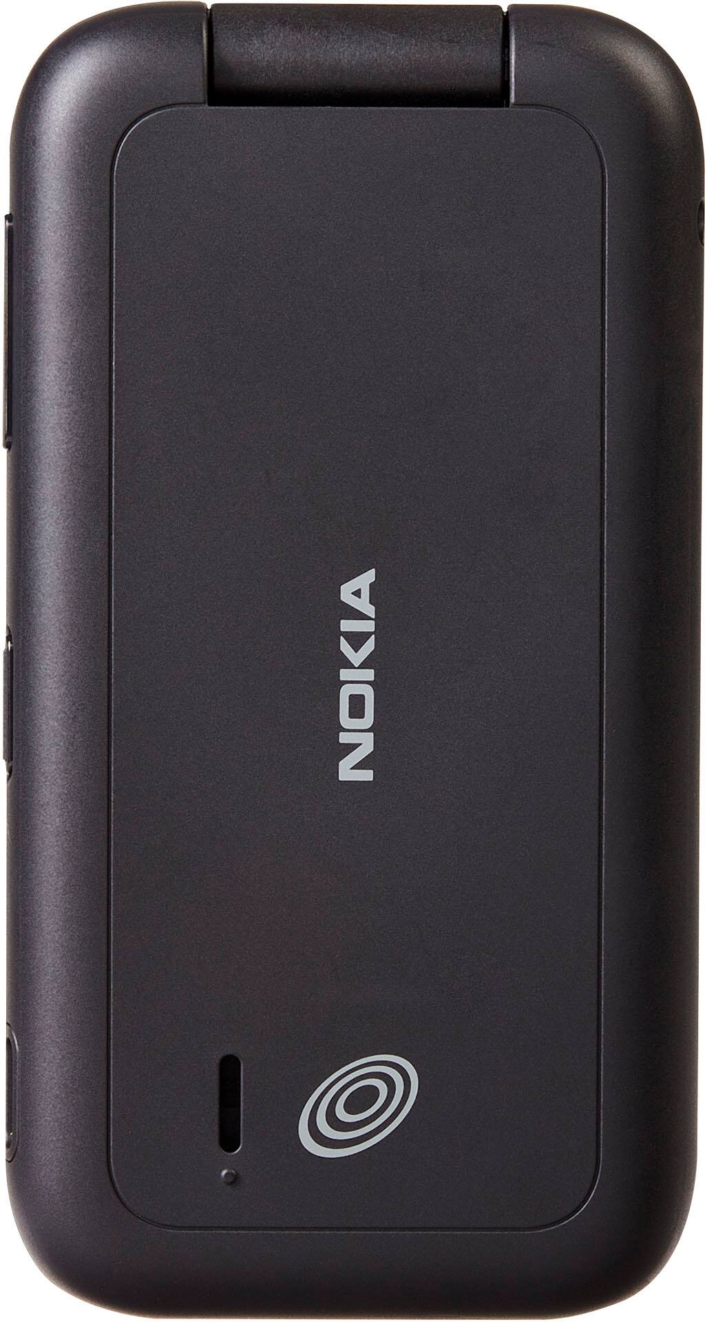Back. Tracfone - Nokia 2760 Flip 4GB Prepaid - Black.
