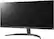 Back. LG - 29” IPS LED UltraWide FHD 100Hz AMD FreeSync Monitor with HDR (HDMI, DisplayPort) - Black.