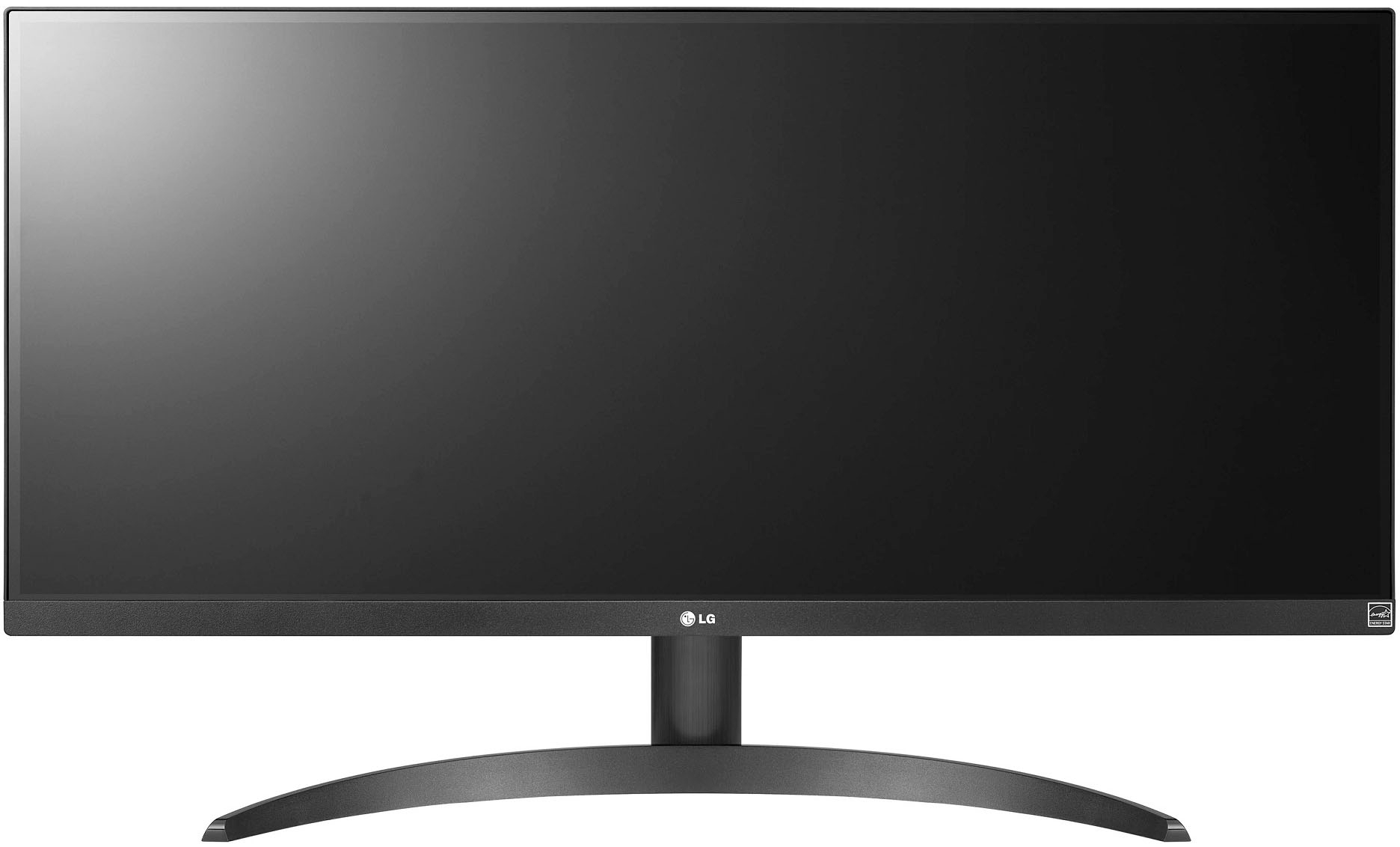 Left View: LG - 29” IPS LED UltraWide FHD 100Hz AMD FreeSync Monitor with HDR (HDMI, DisplayPort) - Black