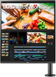LG - DualUp 28" IPS LED SDQHD Monitor with HDR (HDMI, DisplayPort, USB) - Front_Zoom