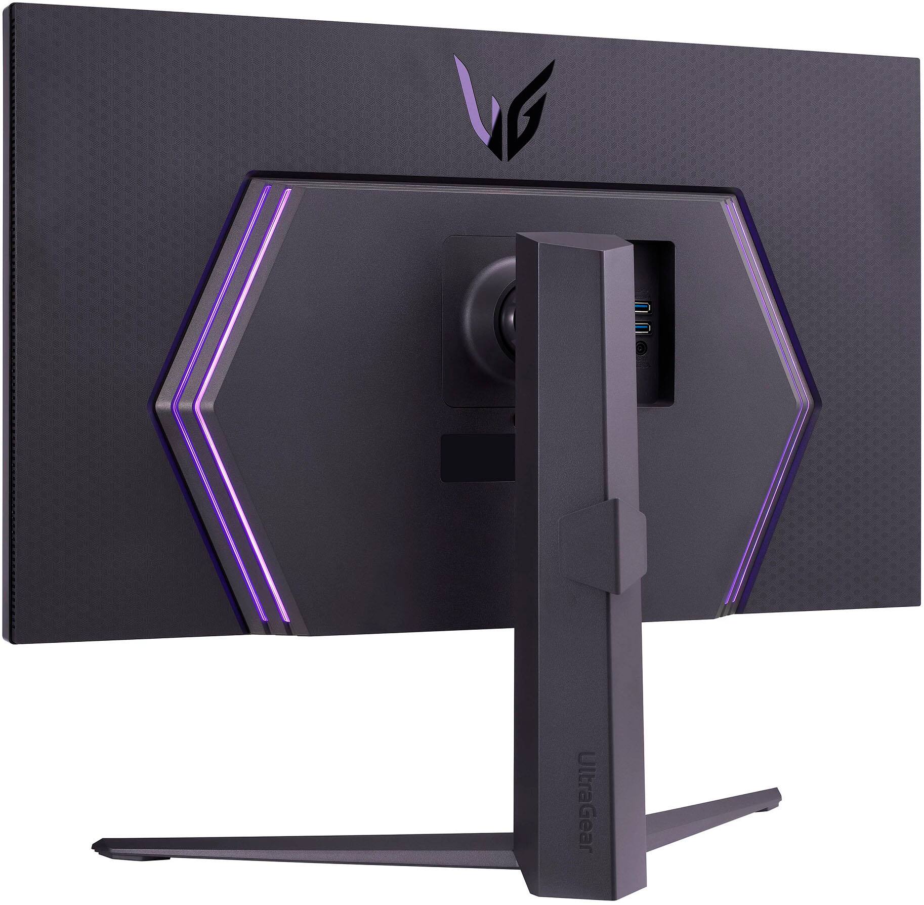 Alt View 17. LG - UltraGear 32" IPS LED 4K UHD 1-ms G-SYNC Compatible and AMD FreeSync Premium Pro Monitor with HDR (HDMI, DisplayPort) - Black.