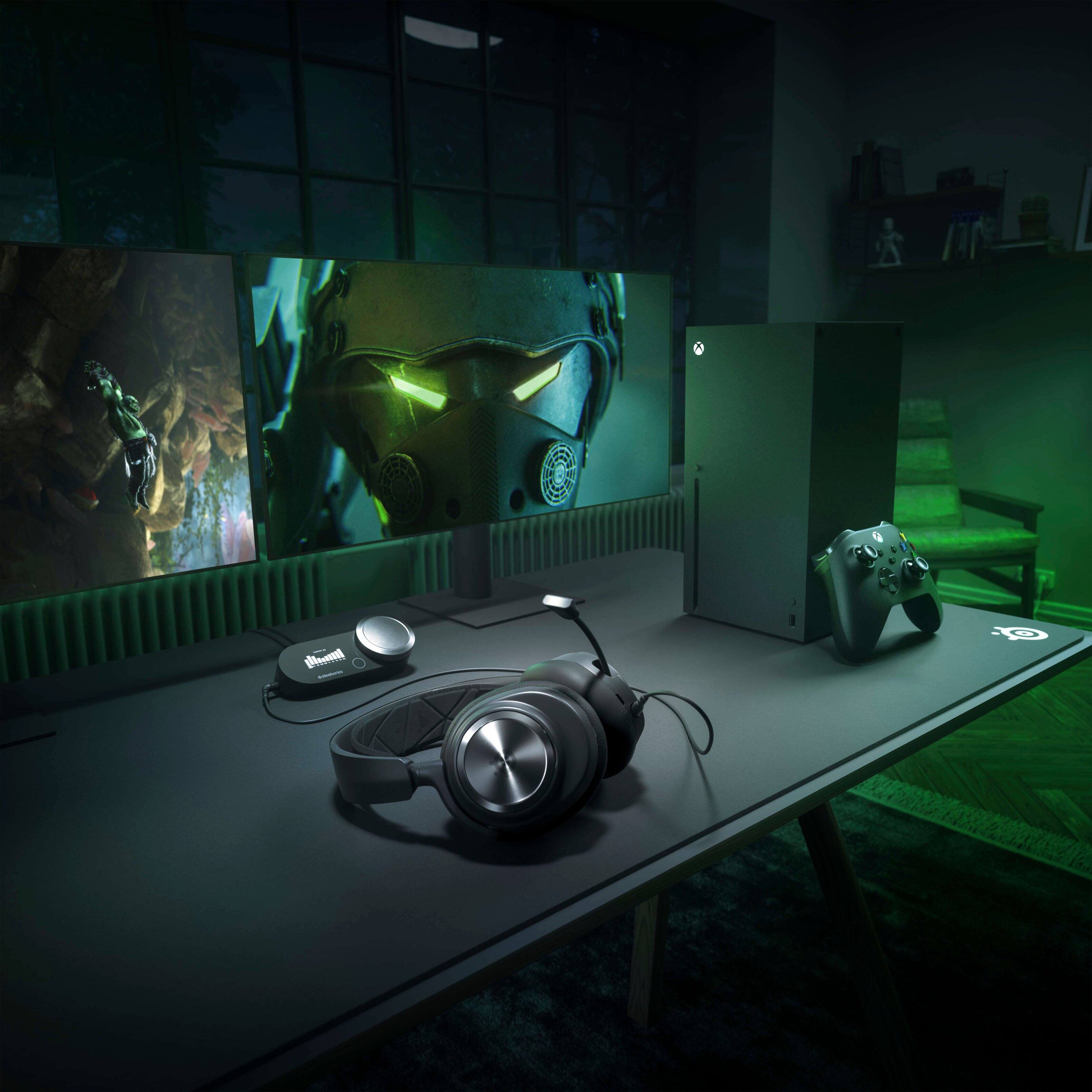 Alt View 14. SteelSeries - Arctis Nova Pro Wired Multi Gaming Headset for Xbox - Black.