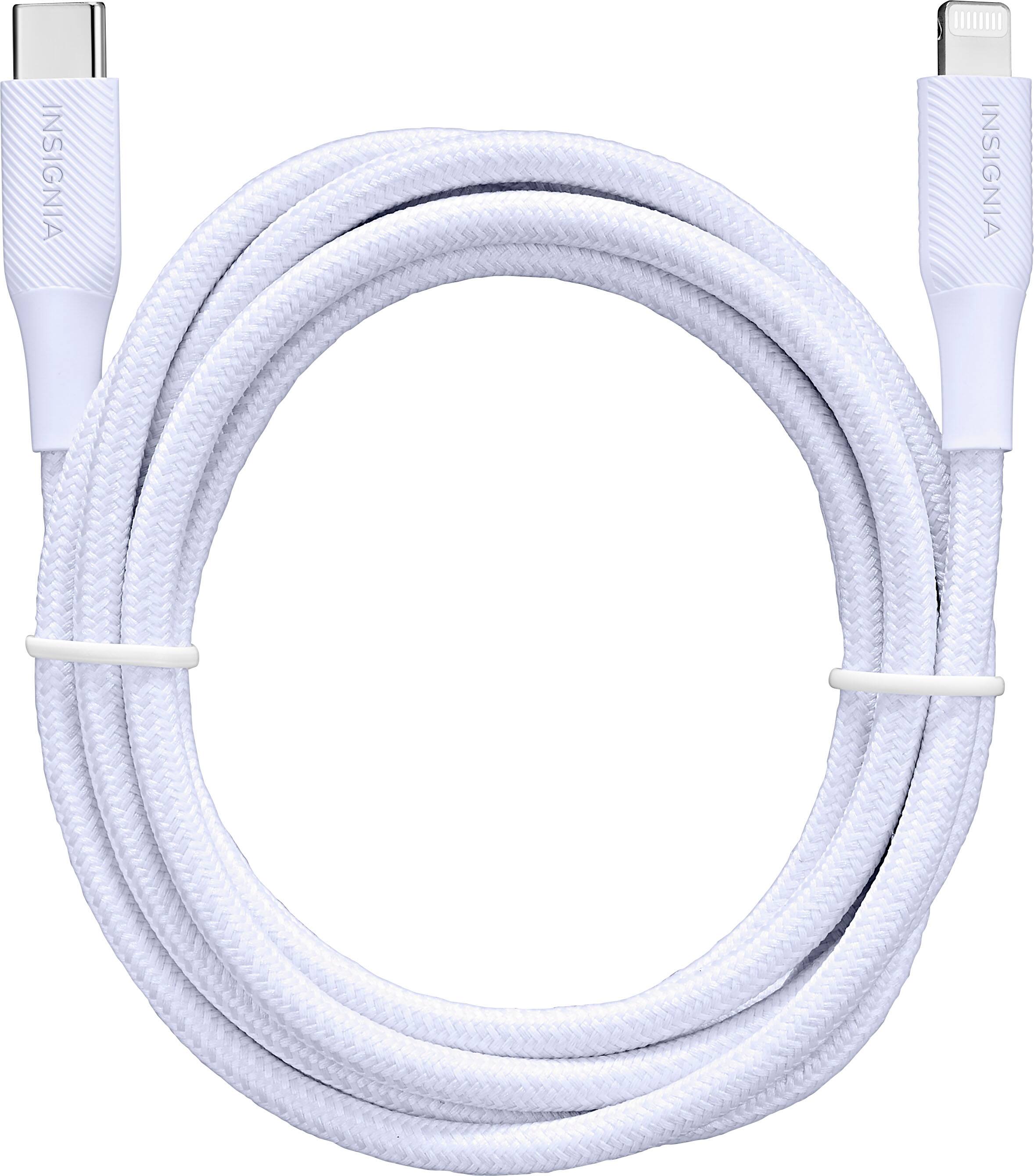 Alt View 11. Insignia™ - 6' Lightning to USB-C Charge-and-Sync Cable - Purple.