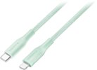 Insignia™ - 4' Lightning to USB-C Charge-and-Sync Cable - Light Green