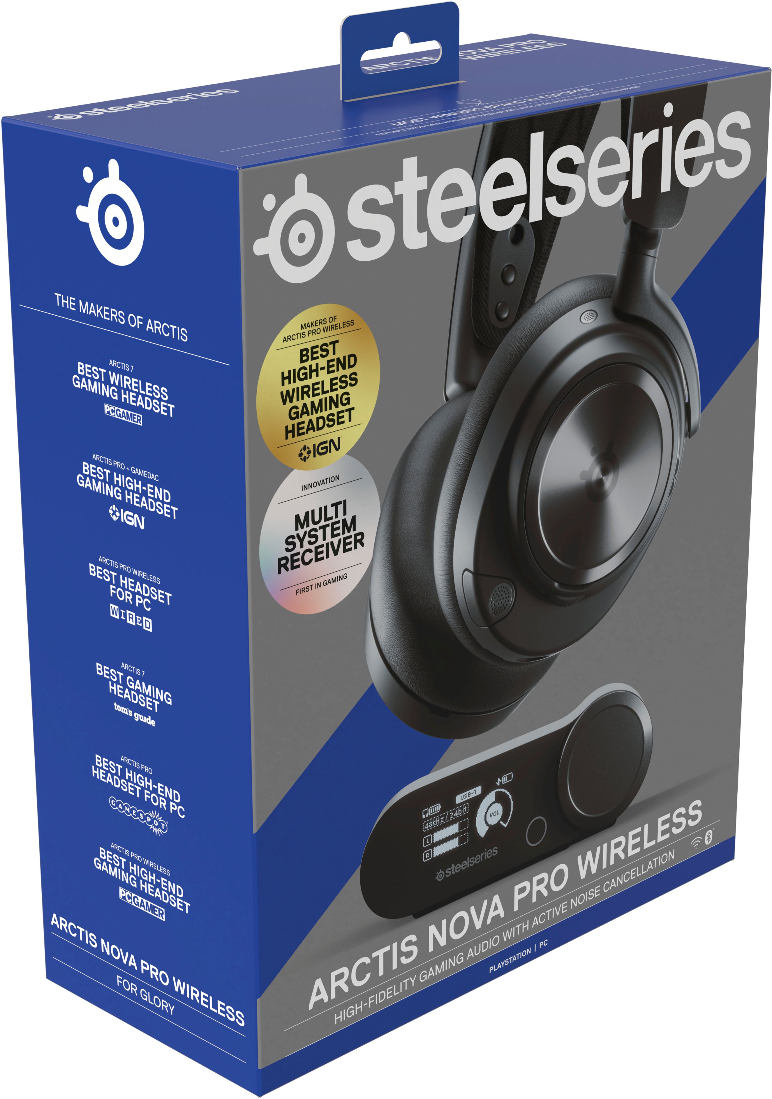 SteelSeries Arctis Nova Pro Wireless Multi Gaming Headset for PS5, PS4,  Switch Black 61522 - Best Buy