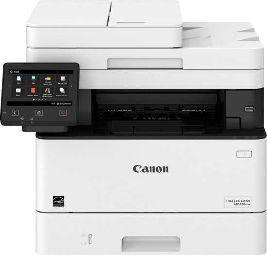 gevolgtrekking partner Natuur Canon imageCLASS MF451dw Wireless Black-and-White All-In-One Laser Printer  White 5161C013 - Best Buy