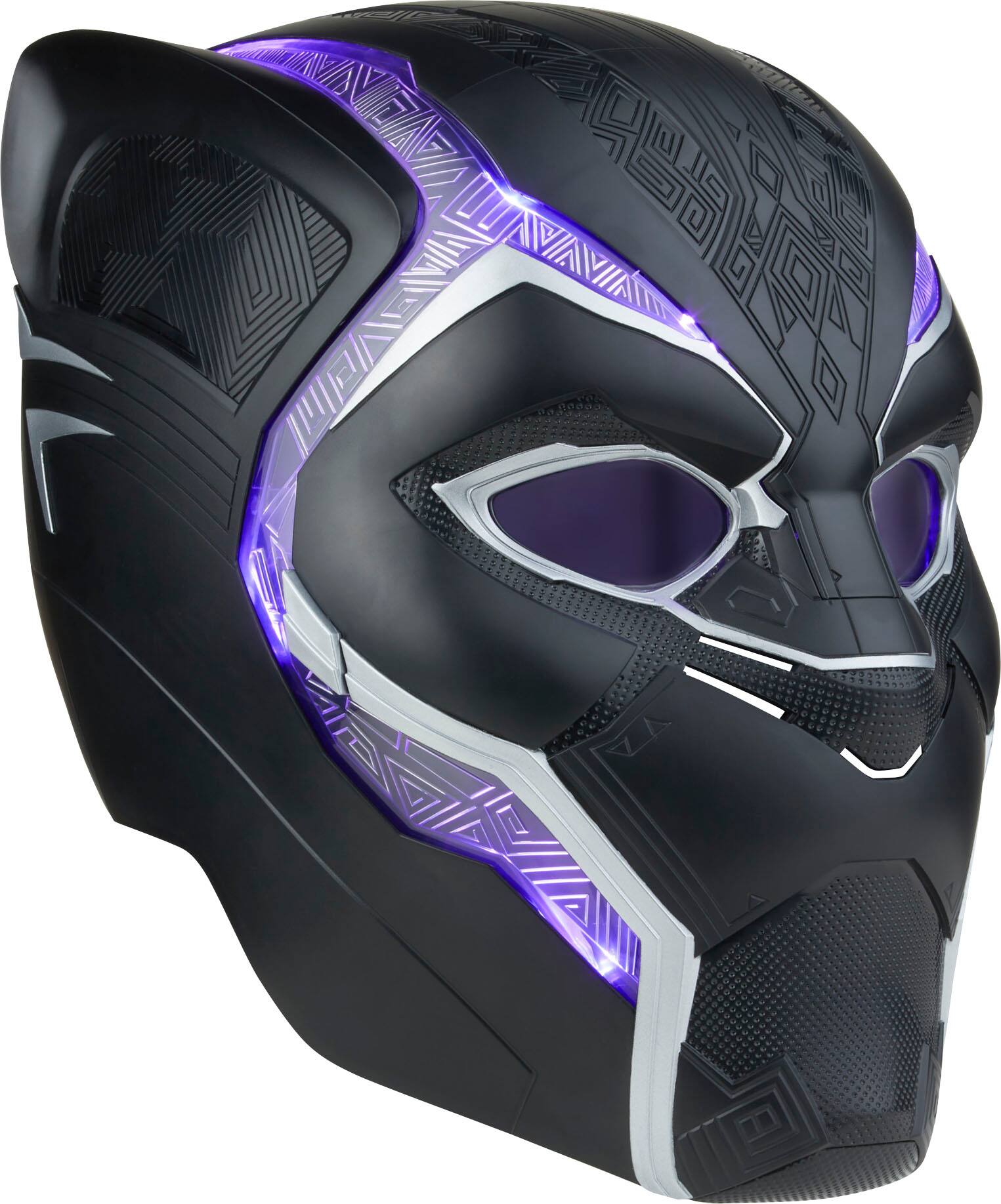 Angle. Marvel - Legends Series Black Panther Electronic Role Play Helmet.