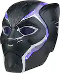 Front. Marvel - Legends Series Black Panther Electronic Role Play Helmet.