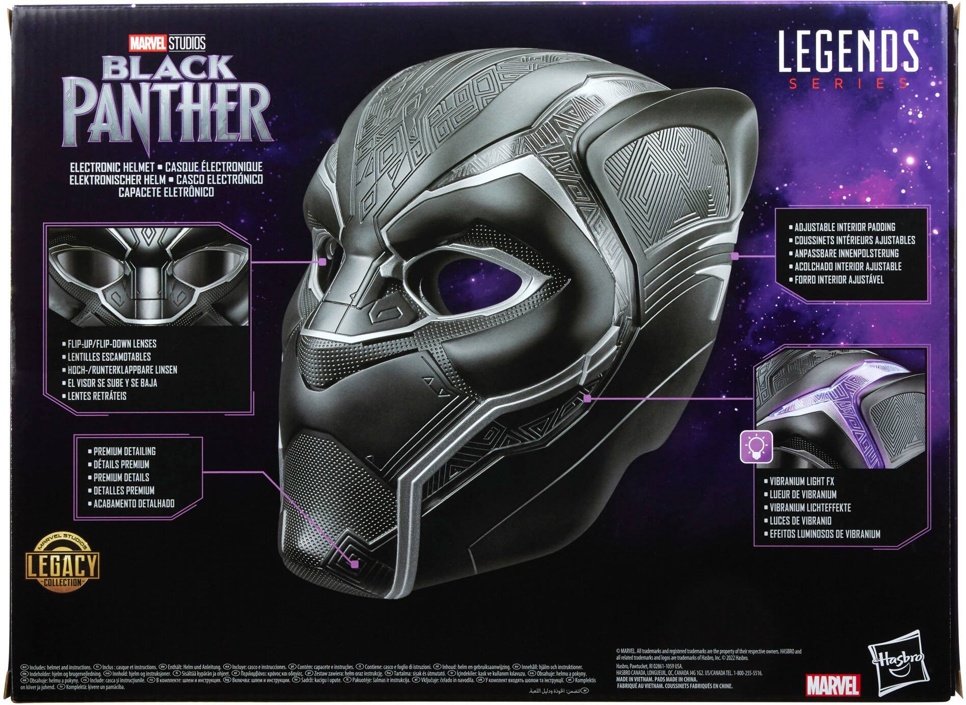 Alt View 18. Marvel - Legends Series Black Panther Electronic Role Play Helmet.