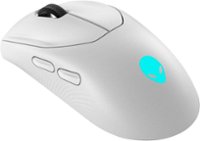 Alienware - Tri-Mode Wireless Gaming Ambidextrous Mouse - AW720M - Lunar light - Front_Zoom